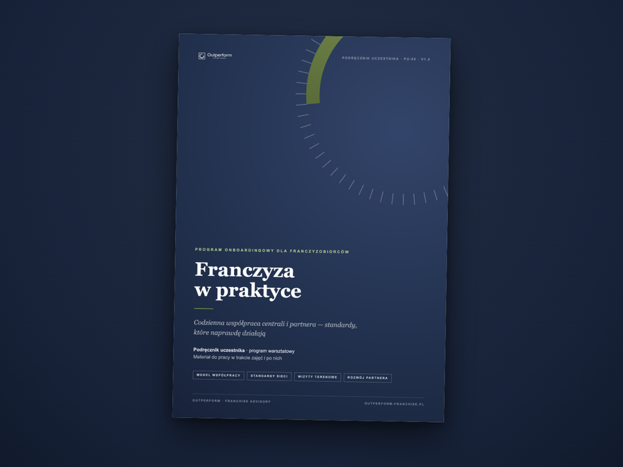 Podręcznik uczestnika – Franczyza w praktyce